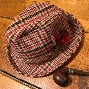 Classic Houndstooth Fedora